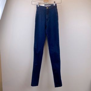 American Apparel dark denim super stretchy jeans 👖 rare NWT dead stock ✨